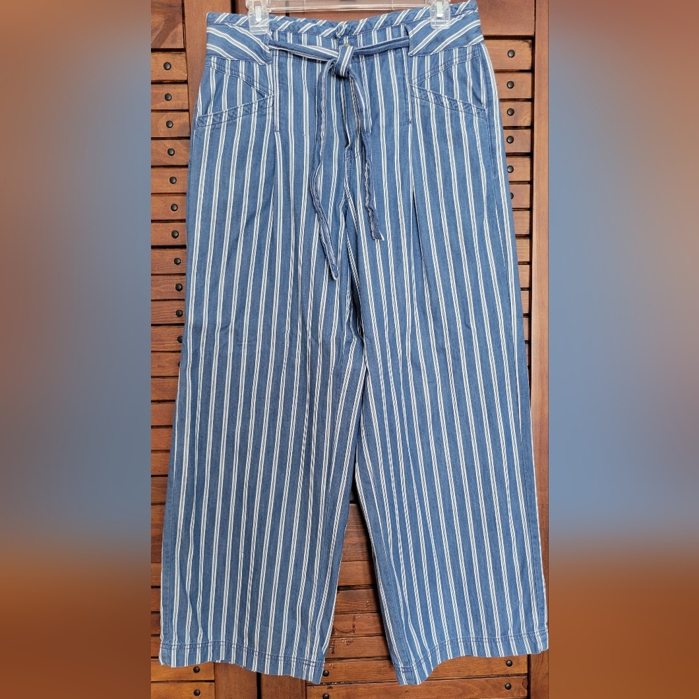 American Eagle Linen Wide Leg Pants - Size 8